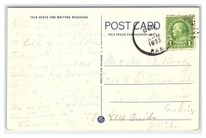 Post Office Abilene Kansas c1933 Postcard