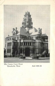 Ellis County Court House, Waxahachie, Texas c1940s Vintage Postcard