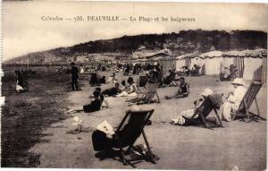 CPA DEAUVILLE - La Plage et les baigneurs (272051)