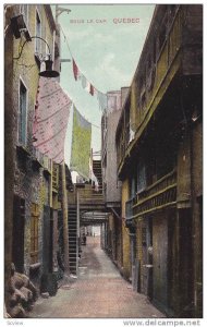 Partial Street Scene, Sous Le Cap, Quebec, Canada, PU-1909