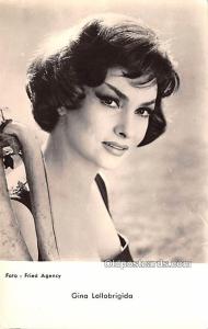 Gina Lollobrigida Movie Star Actor Actress Film Star Unused 