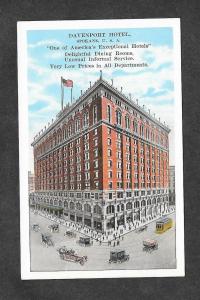 Vintage Postcard Hotel Davenport Spokane WA!
