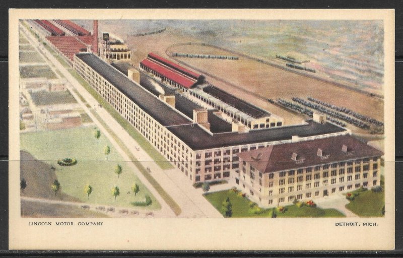 Michigan, Detroit - Lincoln Motor Company - [MI-109]