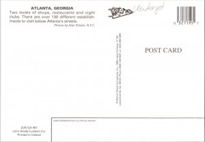 Continental Postcard Atlanta, Georgia Underground CD9