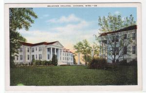 Belhaven College Jackson Mississippi linen postcard