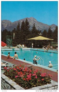 Swimming Pool , Jasper Park Lodge , Alberta , Canada , 50-60s