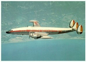 Iberia Airlines EC-AMP Lockheed 1049G 82 Airplane Postcard
