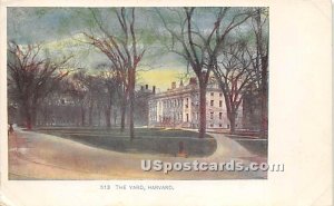 The Yard at Harvard University - Cambridge, Massachusetts MA Postcard