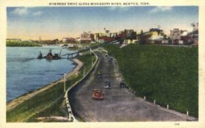 Riverside Drive Along Mississippi River - Memphis, Tennessee