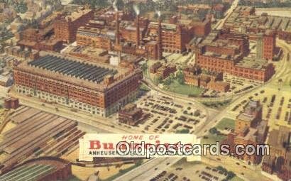 Home of Budweiser St. Louis, MO, USA Brewery 1948 