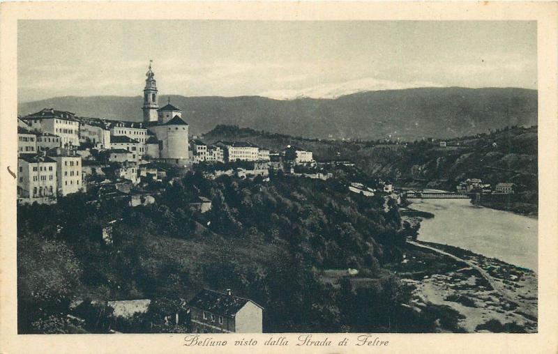 Italy Belluno visto dalla Strada di Feltre