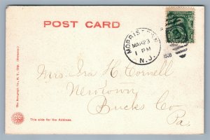 HACKENSACK NJ MAIN STREET ANTIQUE POSTCARD