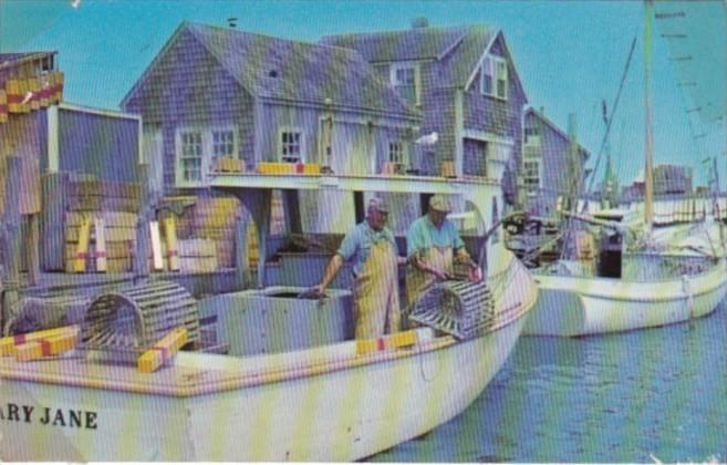 Massachusetts Cape Cod Lobster Boats and Traps