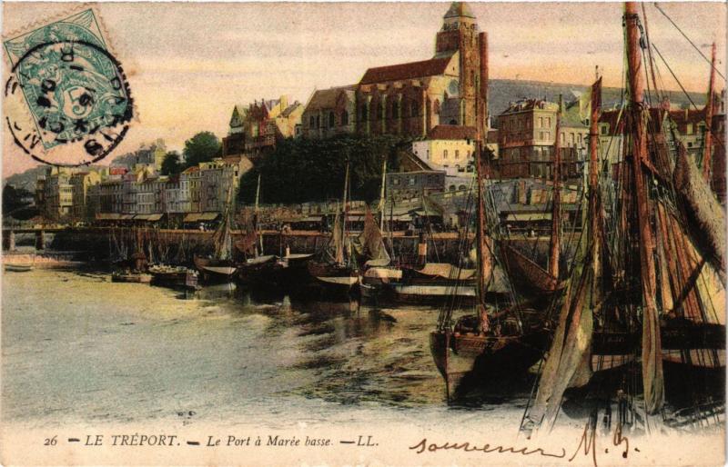 CPA LE TRÉPORT Le Port a marée basse (415872)