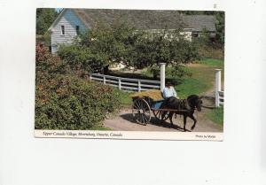 BF282314 canada morrisburg ontario village horse and cart   front/back image