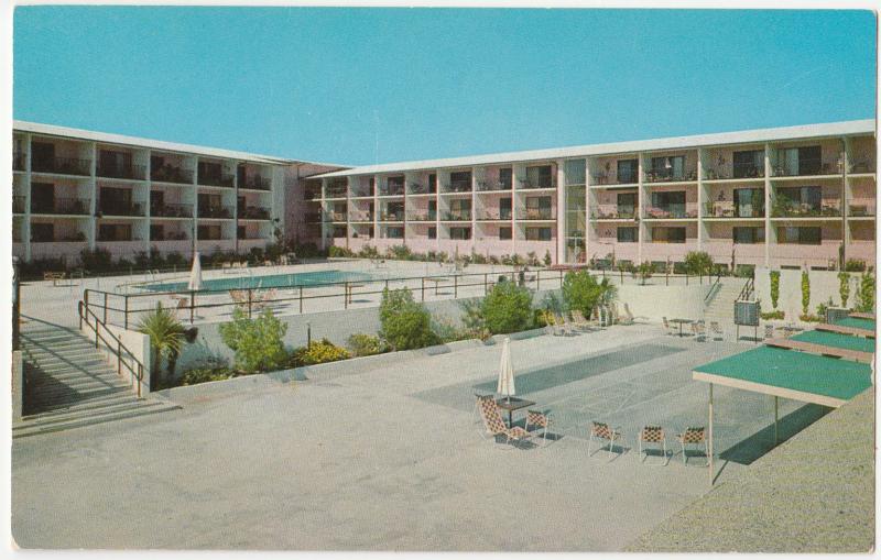 LA JOLLA CA 1958 THE WHITE SANDS Postcard California Postcard