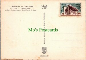 Sailing Postcard- Quatre Mats Voilier Chilien, La Bretagne En Couleurs RR13954