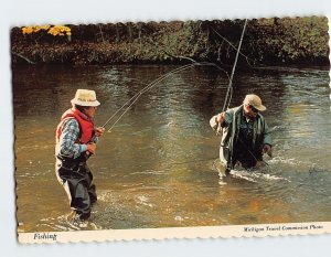 Postcard Fishing, Michigan