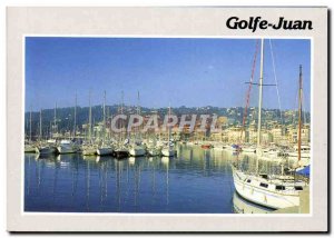 Postcard Modern Golfe Juan Harbor View Boat