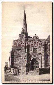 Old Postcard Perros Guirec The Church of Our Lady of Clarity