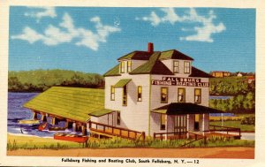 NY - South Fallsburg. Fallsburg Fishing & Boating Club