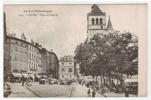 Place du Marche Cahors France 1910s postcard