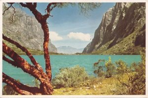 Llanganuco Lagoon White Cordillera Peru Postcard