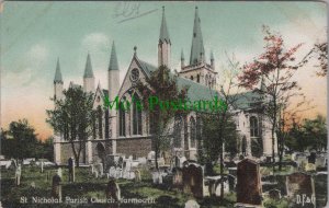 Norfolk Postcard - Great Yarmouth, St Nicholas Parish Church  DC1327