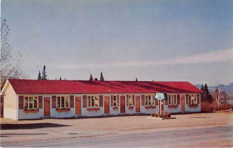 Jackman Station Maine Jackman Motel Vintage Postcard J51539