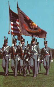 Vintage Postcard Cadet Colors & Guards U.S. Military Academy West Point New York