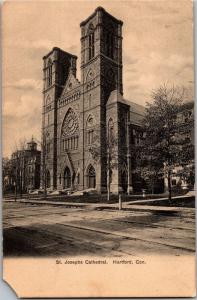 St. Josephs Cathedral, Hartford CT Undivided Back Vintage Postcard N26