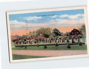 Postcard Rose Gardens, Syracuse, New York