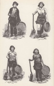 Women Miners Females As They Work At The Pit Banks Postcard