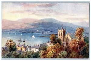 c1910 Fort William On Shores of Loche Linnhe Scotland Oilette Tuck Art Postcard 