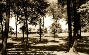 RPPC Potawatomi Inn, Near Bledsoes Beach, Angola, Indiana Vintage Postcard P13 