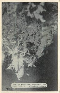 1945 Wyandotte Indiana Helecite Formation Cafe #9285 Postcard 25-12034