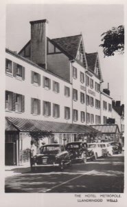Chauffer Driver at the Hotel Metropole Llandudno Wells Welsh Real Photo Postcard