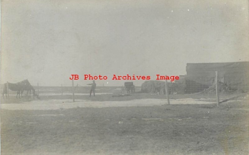 Unknown Location, RPPC, Man on Ranch or Farm near Chicago? Photo