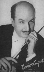 Xavier Cugat Jazz Big Band Musician Vintage Printed Signed Old Postcard
