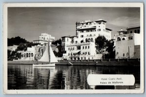 Spain Postcard Hotel Costa Azul Palma de Mallorca c1930's Vintage RPPC Photo