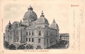 B76665 Romania Bucuresti Casa de depuneri 1900