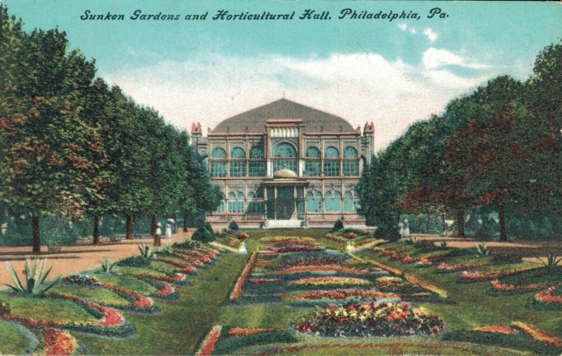 USA Sunken Gardens and Horticultural Hall Philadelphia 04.30