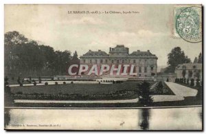 Marais Old Postcard The north frontage castle