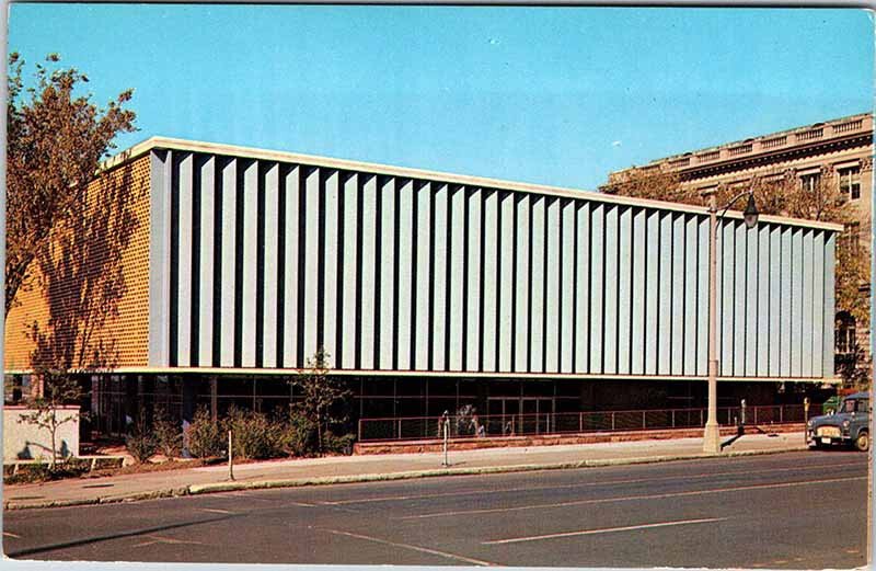 Postcard LIBRARY SCENE Memphis Tennessee TN AK7953