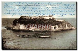 Old Postcard Saint Quay Portrieux L & # 39Ile Countess
