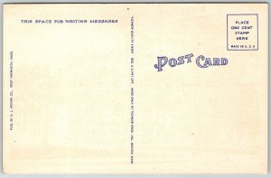 Wareham Massachusetts 1940s Postcard Wareham High School