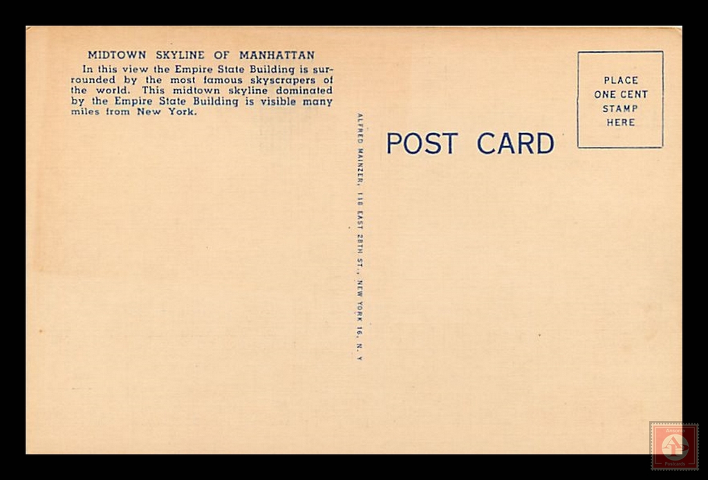 Midtown Skyline showing Empire State Building, NYC United States