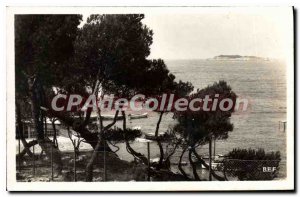 Postcard Old French Riviera Gorguette the views of the Isle of Bandol