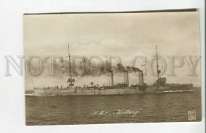 477393 WWI German fleet Kolberg Vintage photo postcard