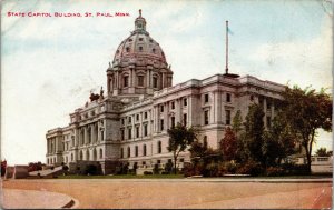 Vtg 1910s State Capitol Building St Paul Minnesota MN Postcard